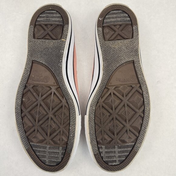 Converse All Star Chuck Taylor Womens 7-8 Mens 6 Low Top Sneakers Salmon Canvas - Picture 7 of 14